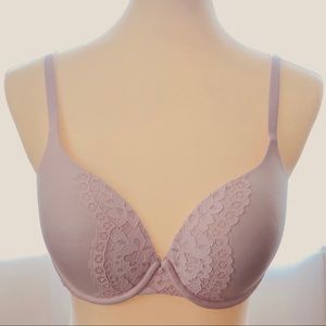 Victoria's Secret Light Pink Butterfly Lace Bra